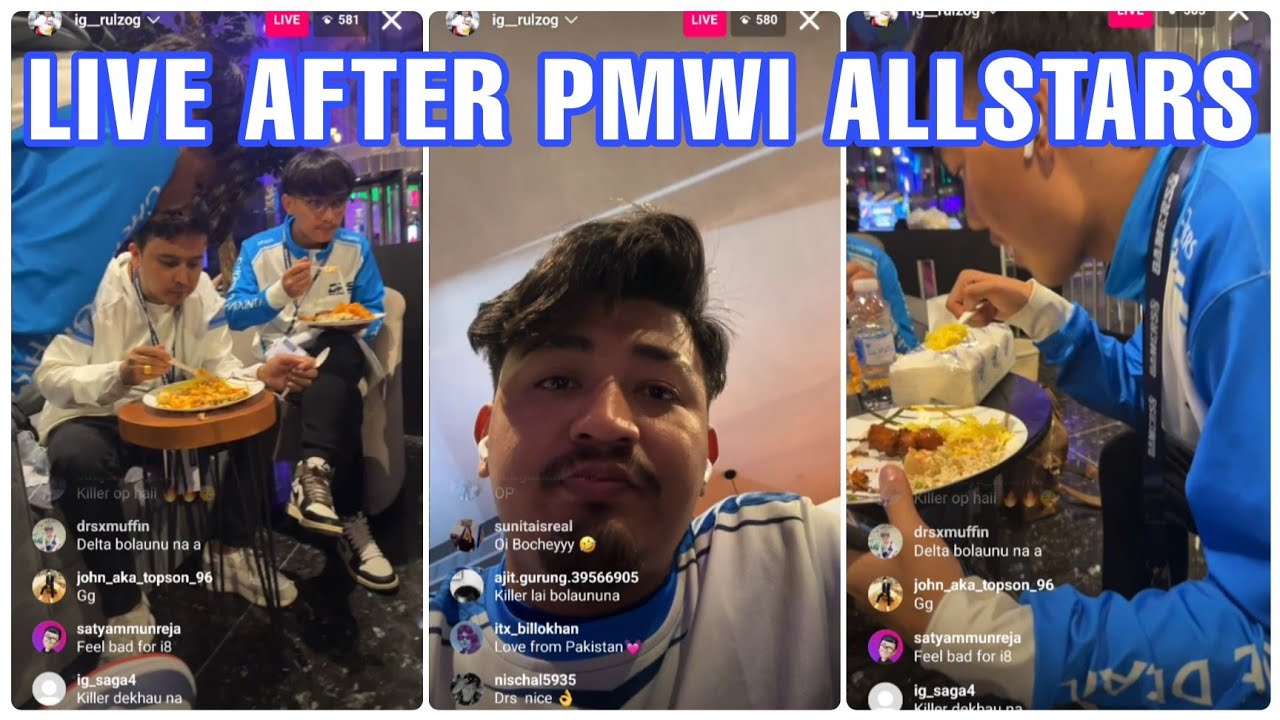 DRS Gaming LIVE AFTER #3 IN PMWI ALL STARS ❤️‍🔥🇳🇵|| DRSxRulzOP INSTAGRAM LIVE ❤️🌚 - GAURABYT ||