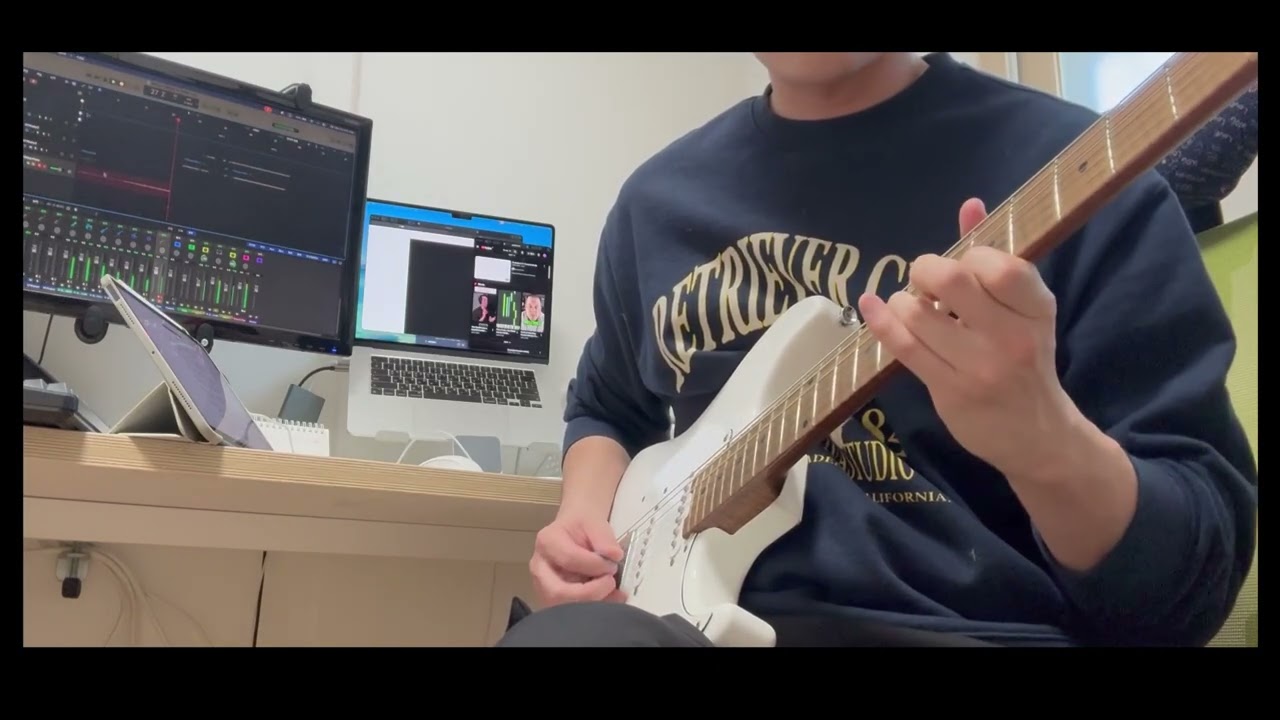 주 은혜임을 Electric guitar cover