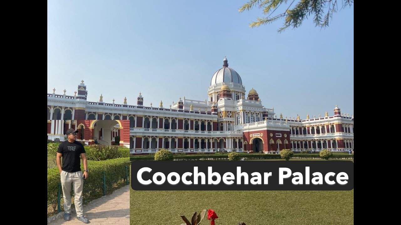 CoochbeharRajbariPalaceVisit, jhamela huya  security guard ke sath