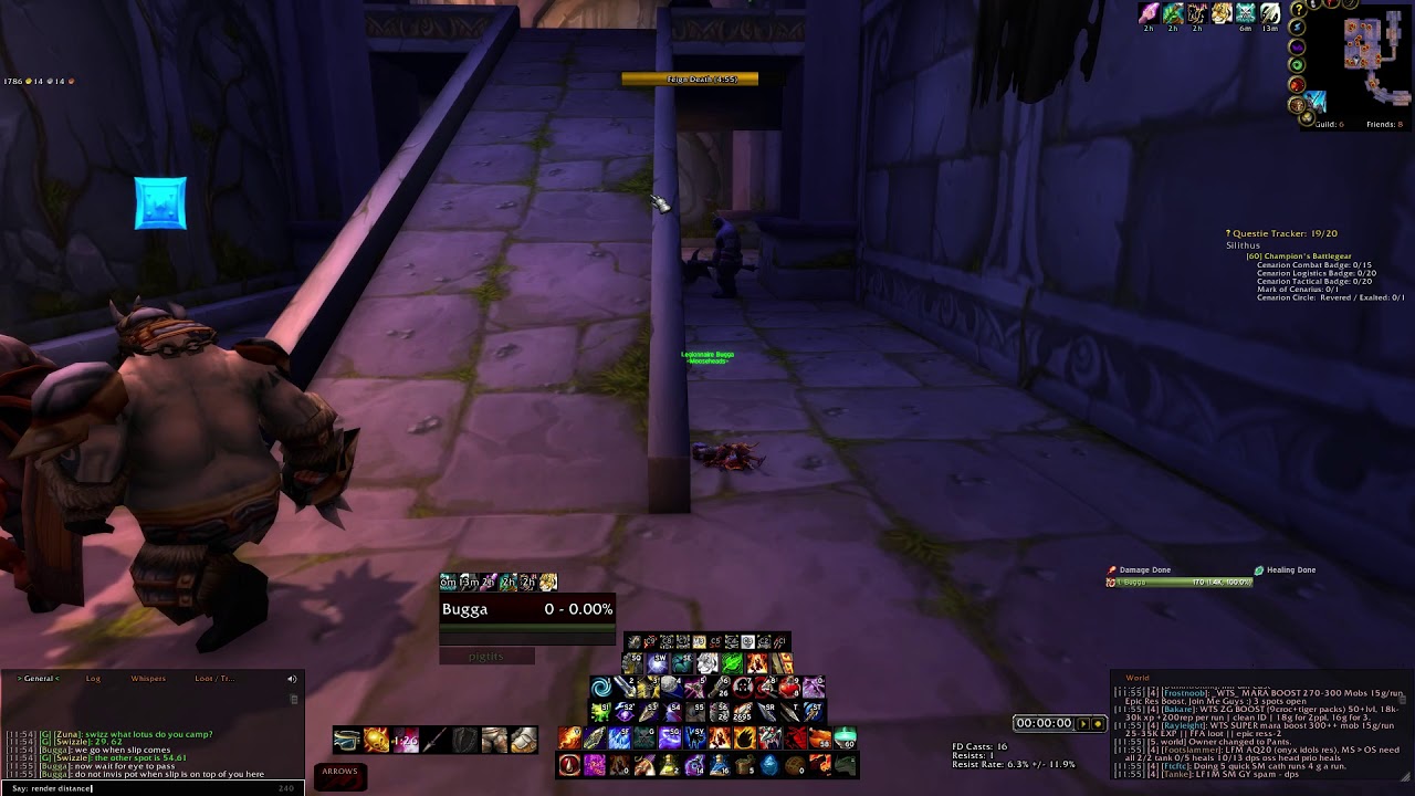 Skipping eyes - Dire Maul North