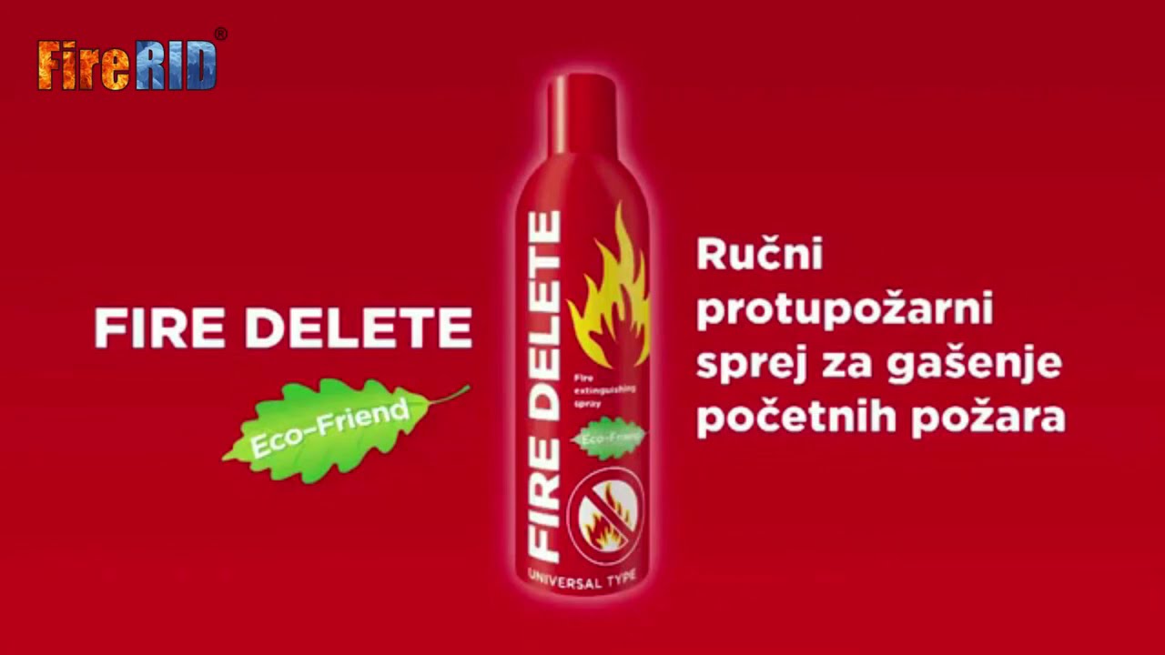 Demo Fire Delete spray - FireRID