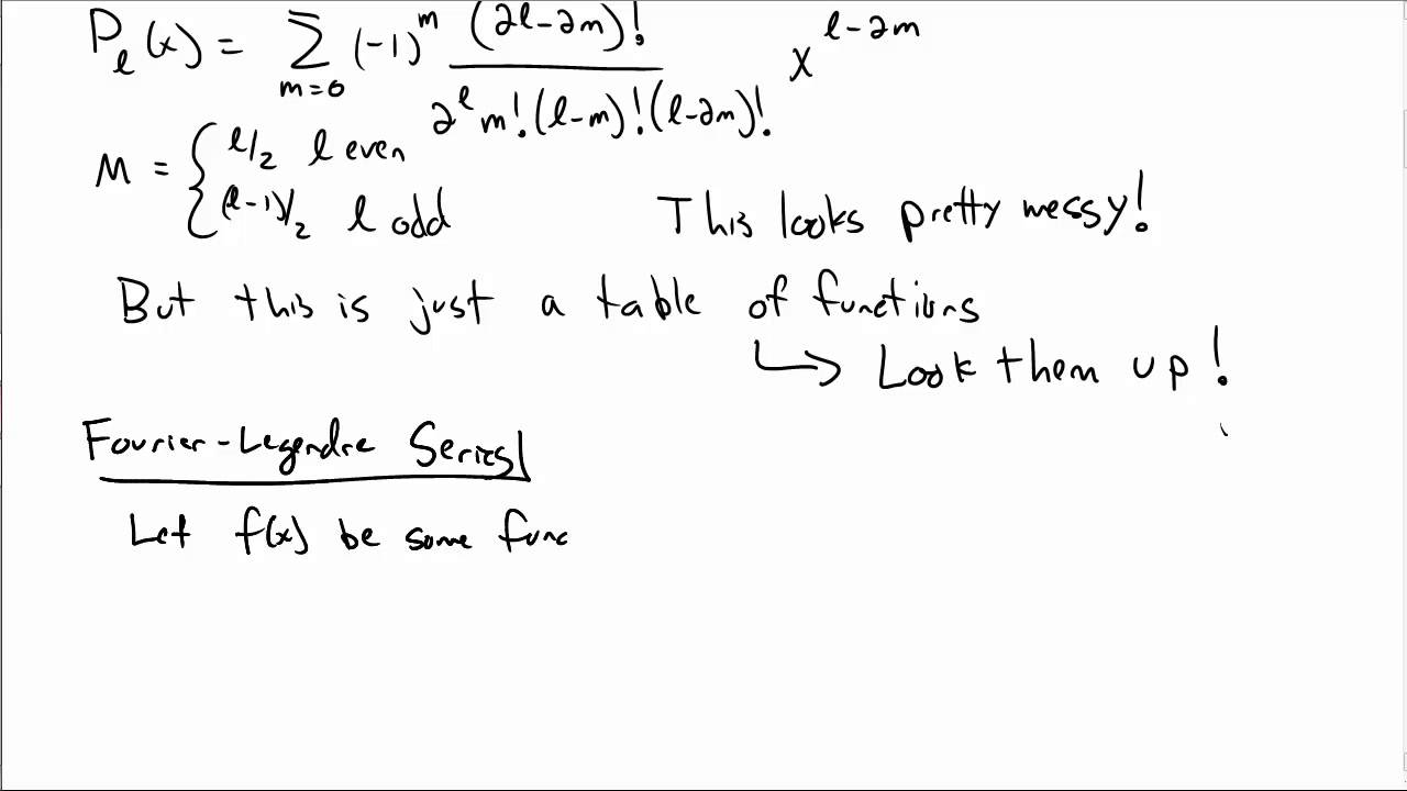 Legendre Polynomials