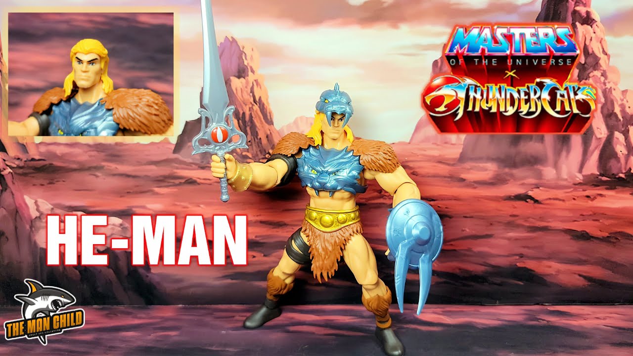 Masters of the Universe X ThunderCats HE-MAN Figure Review!