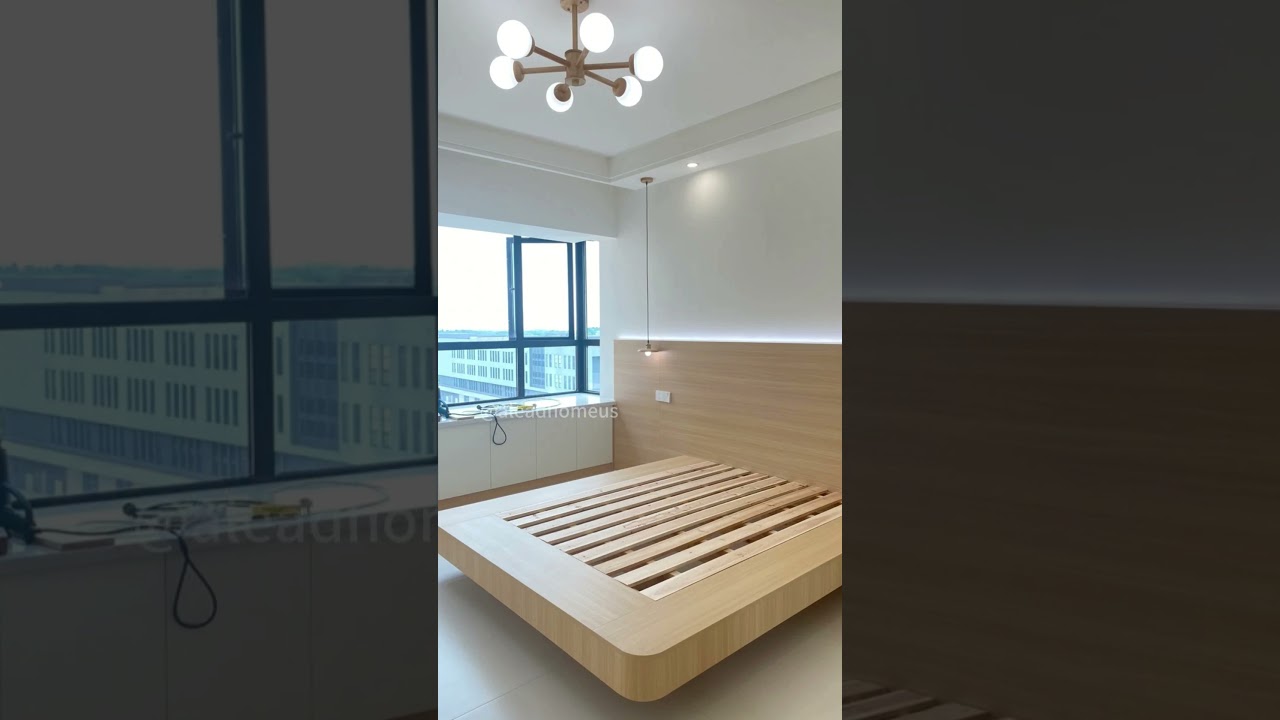 Floating bed #home #homedecro #interiosdesign #interiors #architeture #cabinetfactory