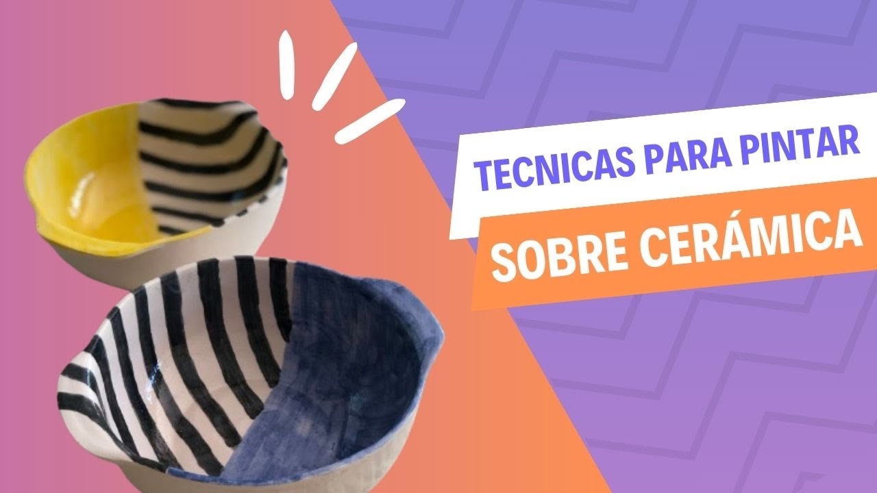 T&eacute;cnicas para pintar sobre cer&aacute;mica