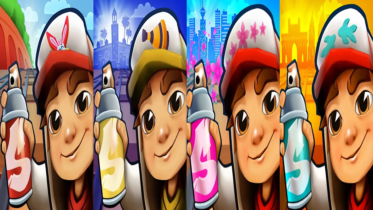 Subway Surfers : Classic 2025 🆚 Marrakesh 2024 🆚 Vancouver 2022 🆚 Mumbai 2021