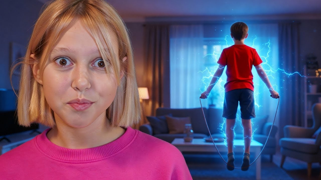 Amelka és barátai láttak egy fiút ugrókötéllel! Most Amelka meg van átkozva! Sorozat tinédzsereknek