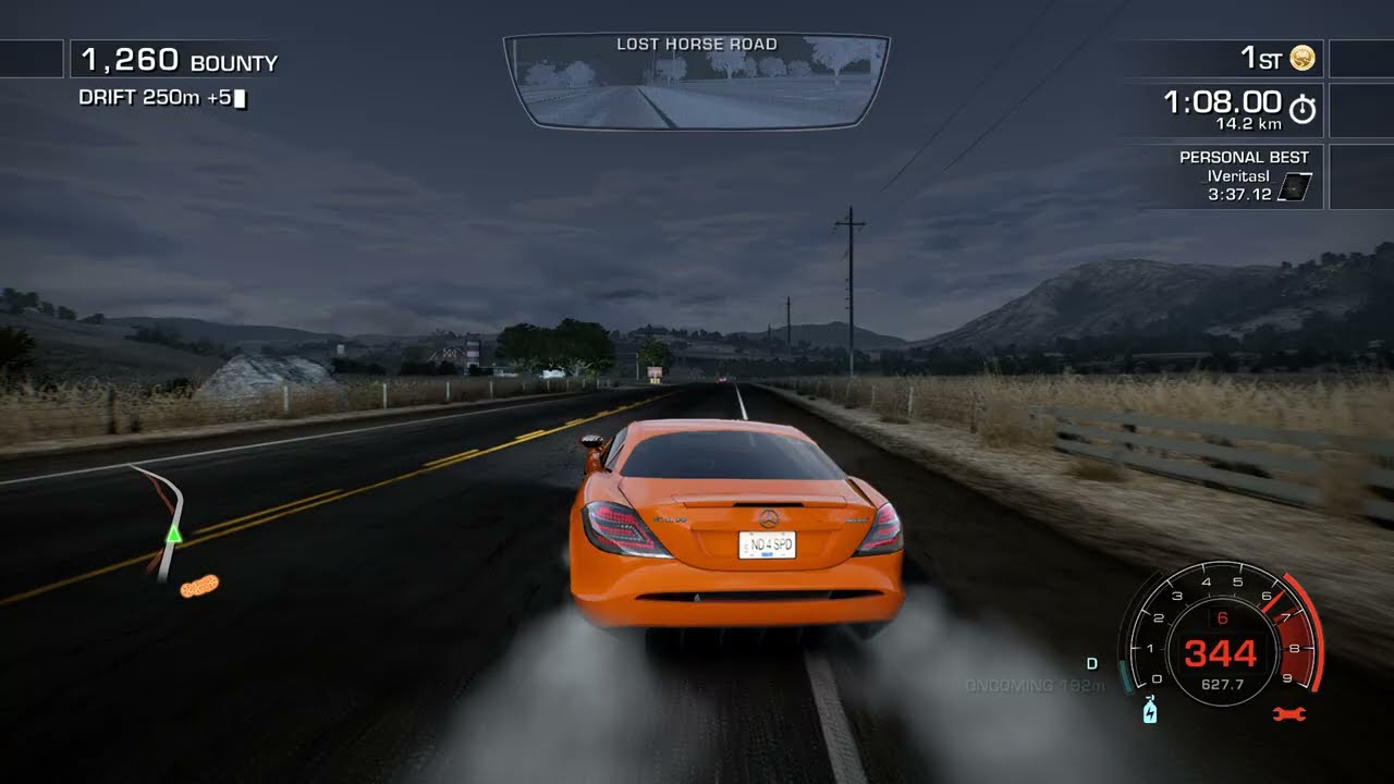NFSHP Remastered: Coast To Coast _ 3:36.54 _ Mercedes-Benz SLR McLaren 722