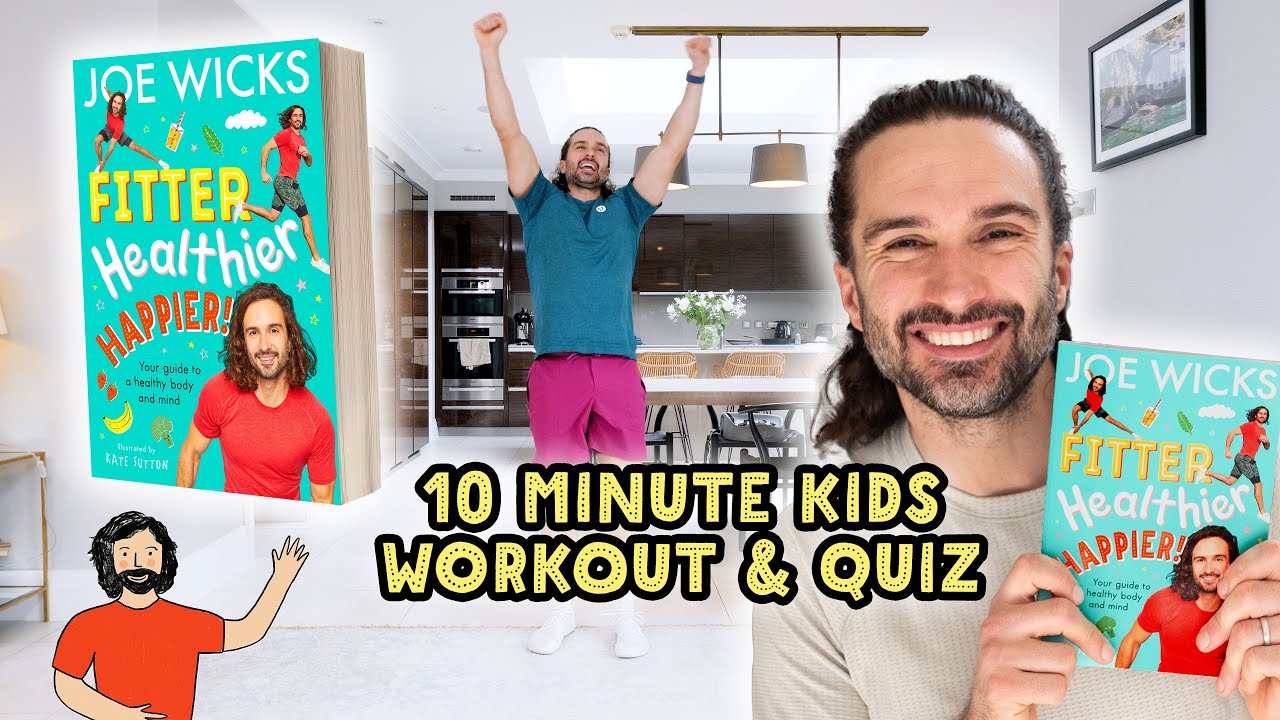 10 Minute Kids Workout + Quiz on The Muscular System | Fitter Healthier Happier