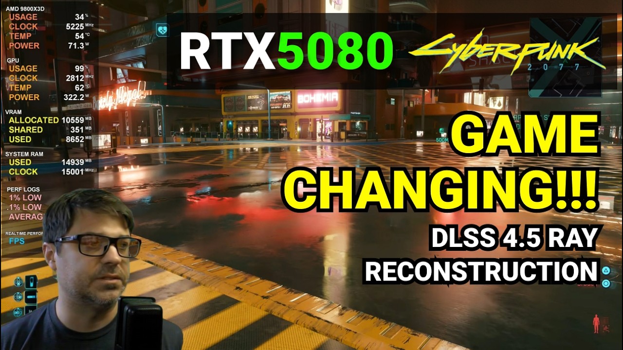 Это выглядит БЕЗУМНО!!! | DLSS 4.5 Ray Reconstruction | RTX 5080 Cyberpunk 2077 4K