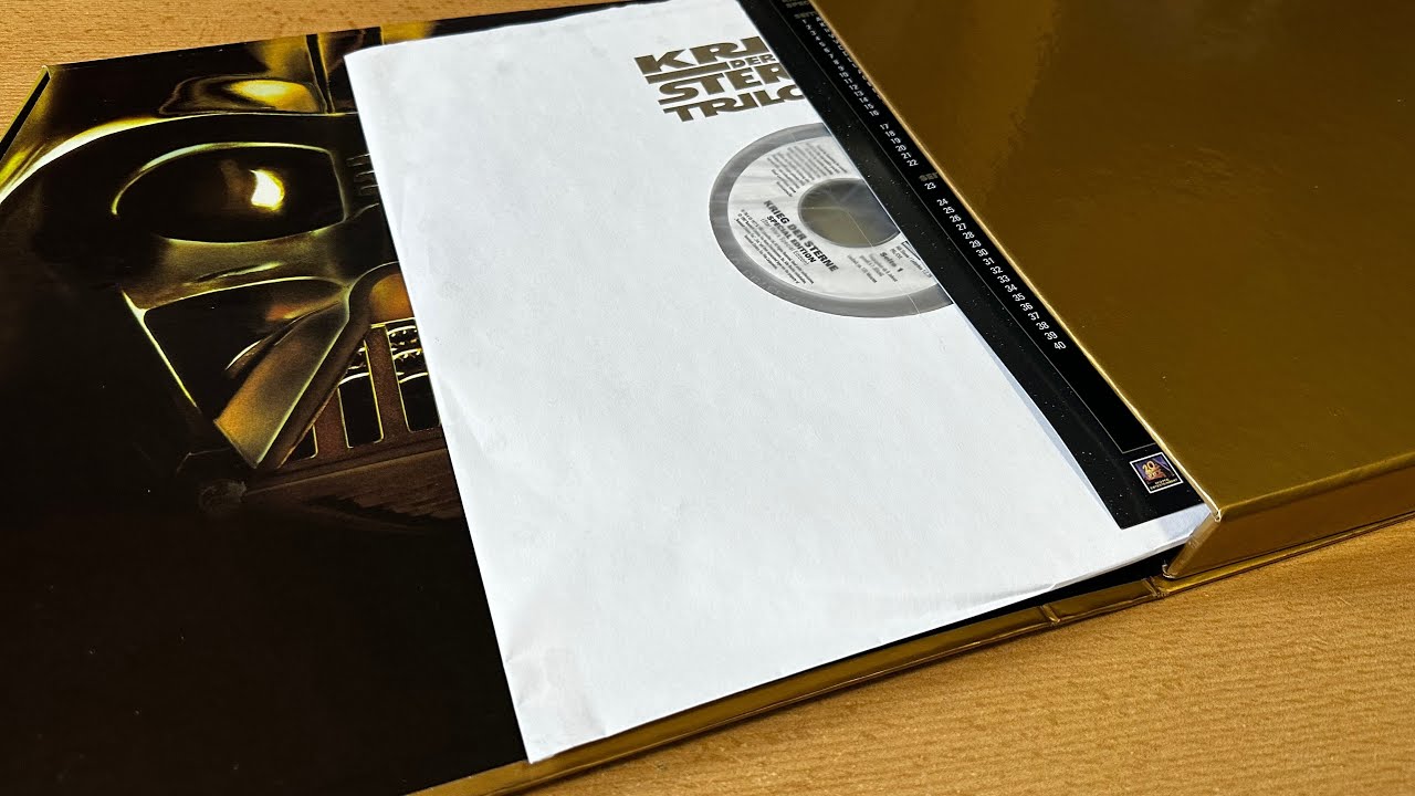 Krieg der Sterne Trilogie Special Edition Laserdisc Box Unboxing Deutsch