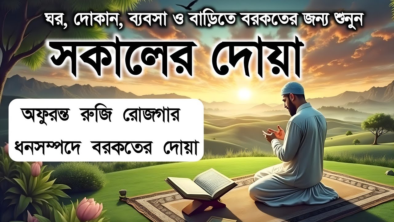 সকালটা শুরু হোক হৃদয় শীতল করা বরকতময় আয়াত দিয়ে। সকালের দোয়া ও জিকির। Morning Dua Full by Alaa Aqel