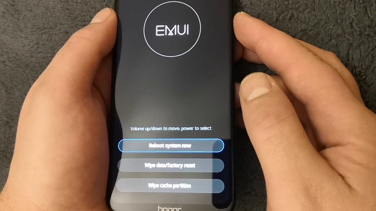 Honor Play Hard reset // Unlock pattern