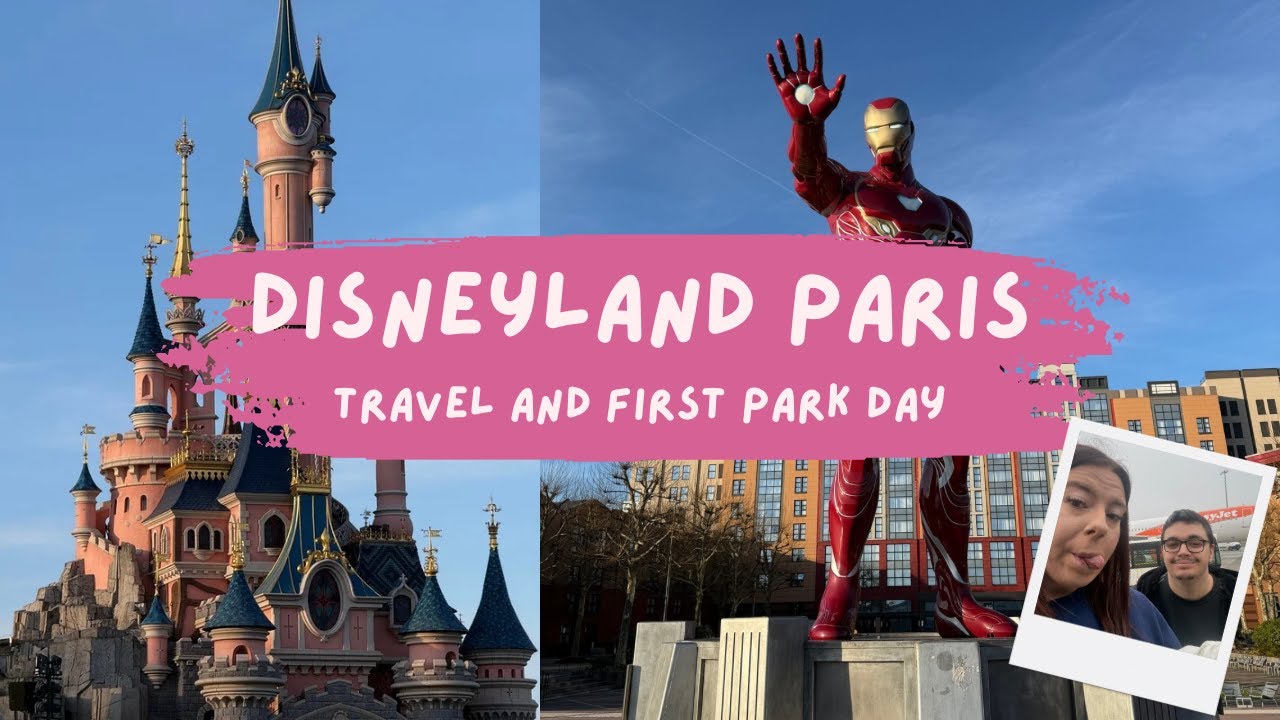 Disneyland Paris Travel and Park Day 🐭🏰 | Checking into the Marvel Hotel!✨