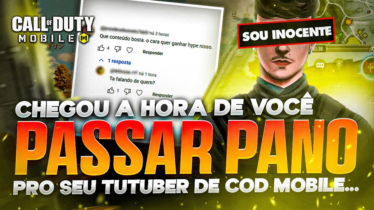 SÓ TEM PASSA PANO DE STREAMER NO COD MOBILE?🔥🔥🔥 CALL OF DUTY MOBILE