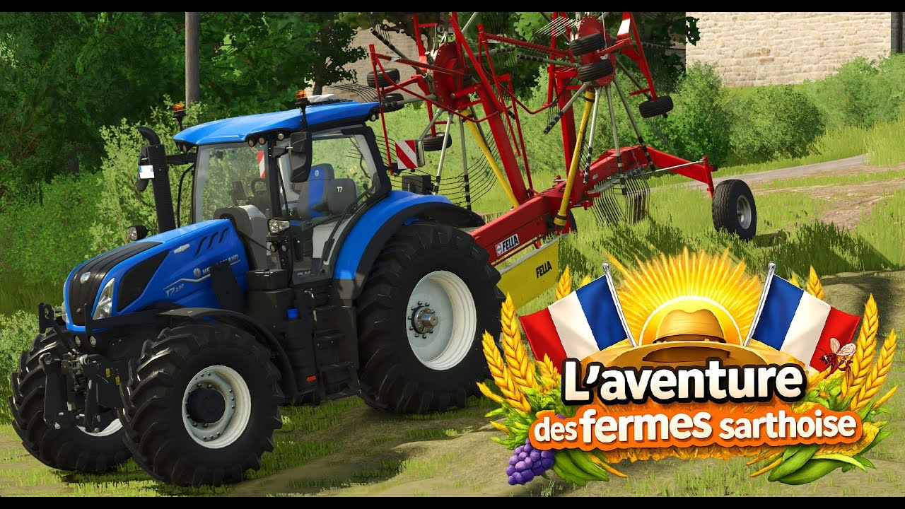 🌾 Ce soir, on finit le foin ! L’Aventure des fermes sarthoises | Farming Simulator 25