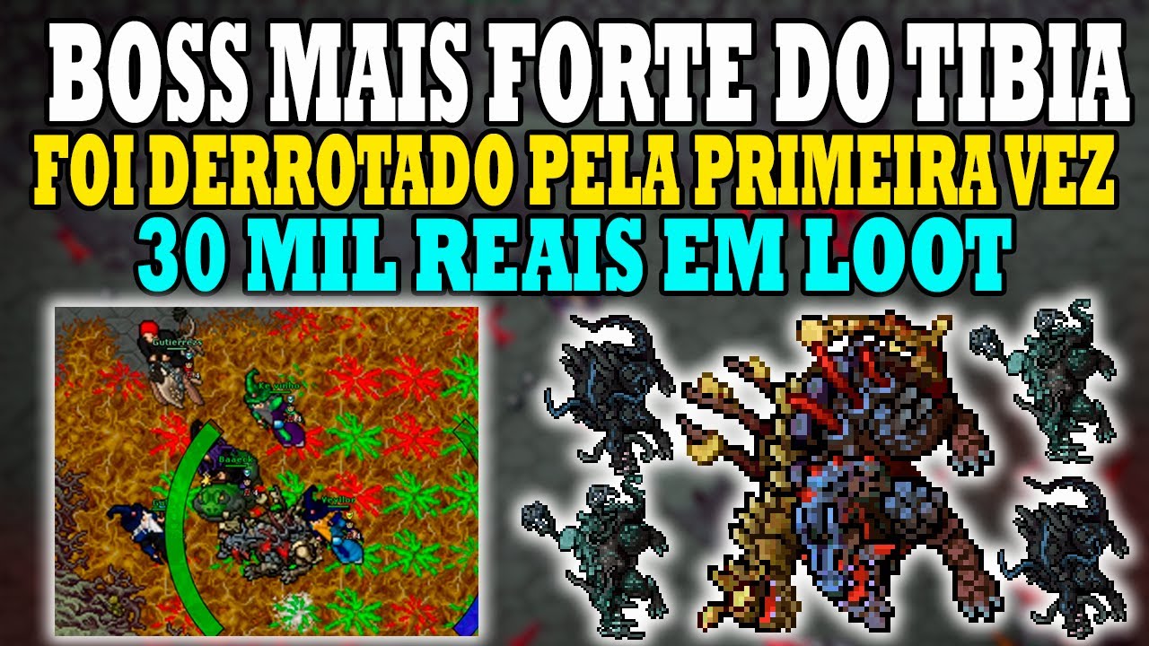 DEPOIS DE 2 ANOS, O BOSS MAIS FORTE DO TIBIA CAIU! BAKRAGORE 4 ESSÊNCIAS