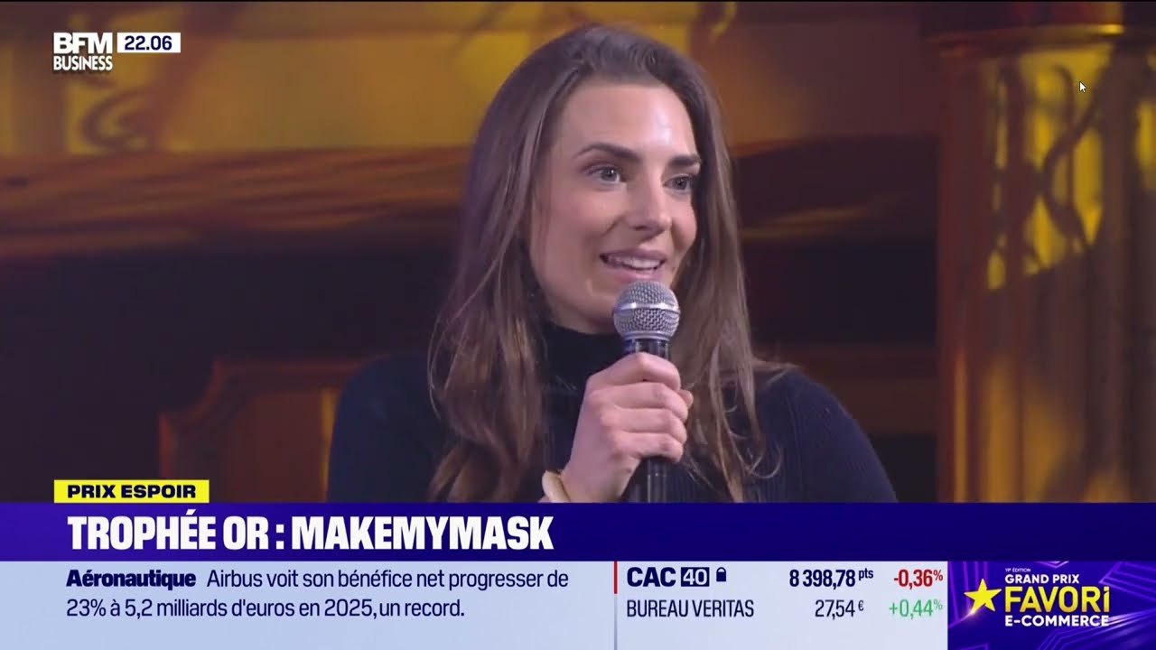 MakeMyMask remporte un prix sur BFM TV