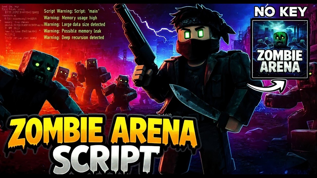 Roblox Zombie Arena Script 2026: Instant Kill, God Mode, Skip Waves & AutoFarm
