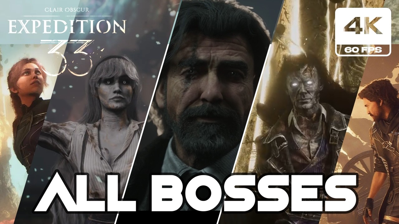 Clair Obscur: Expedition 33 - All Bosses (4K 60FPS Epic Settings)