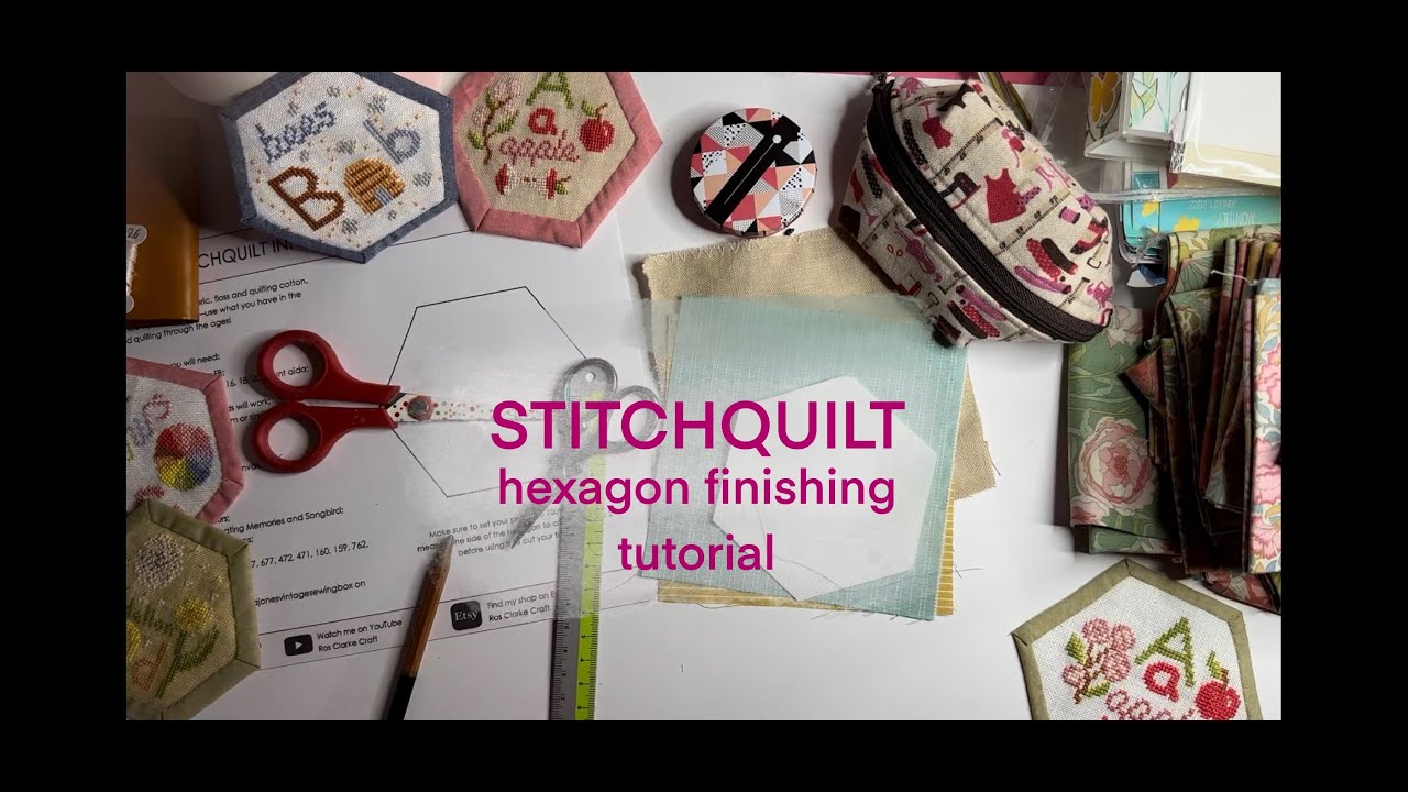 Stitchquilt Hexagon Finishing Tutorial