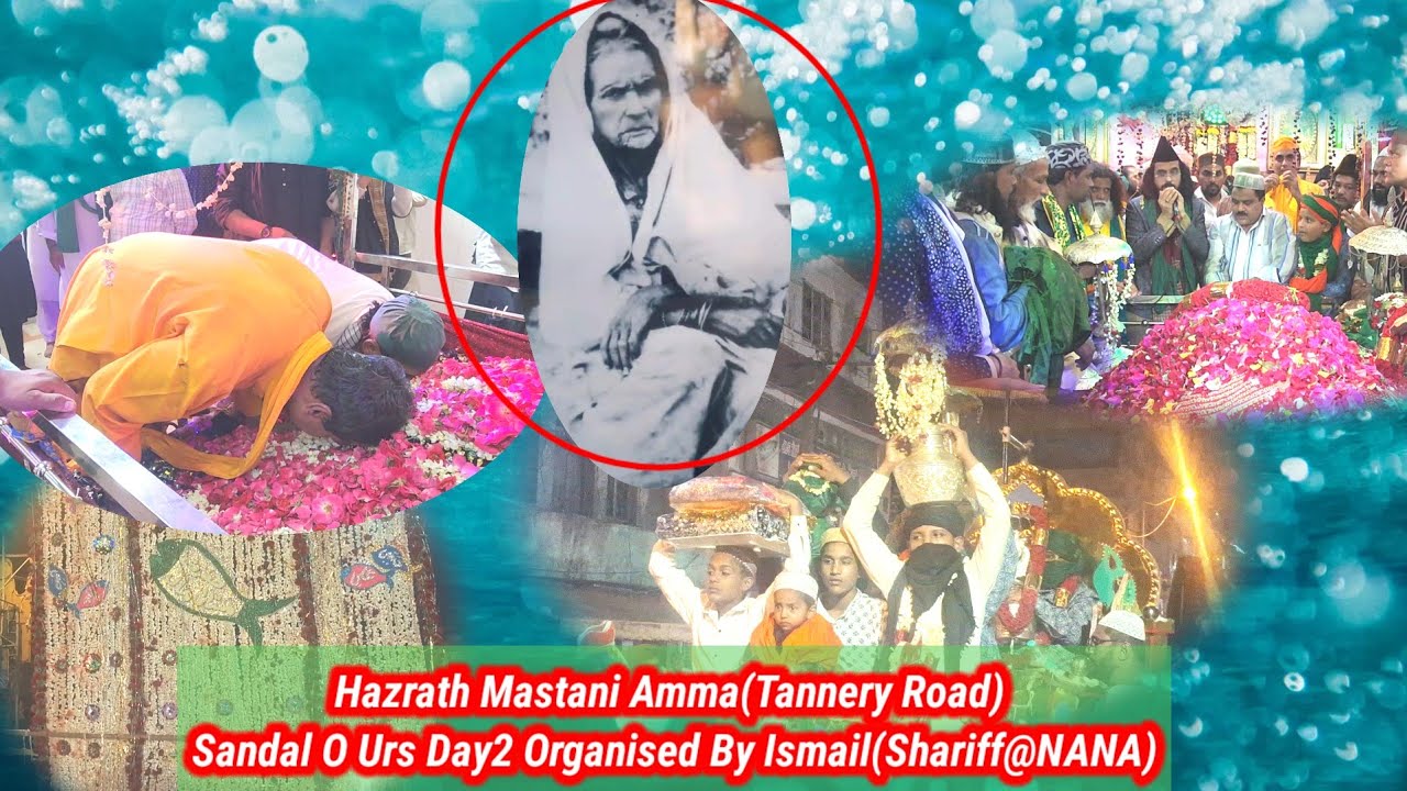 Sandal O Urs Hazrat Mastani Amma Tannery Road 2025 Day2 Organised By Ismail Shariff@Nana