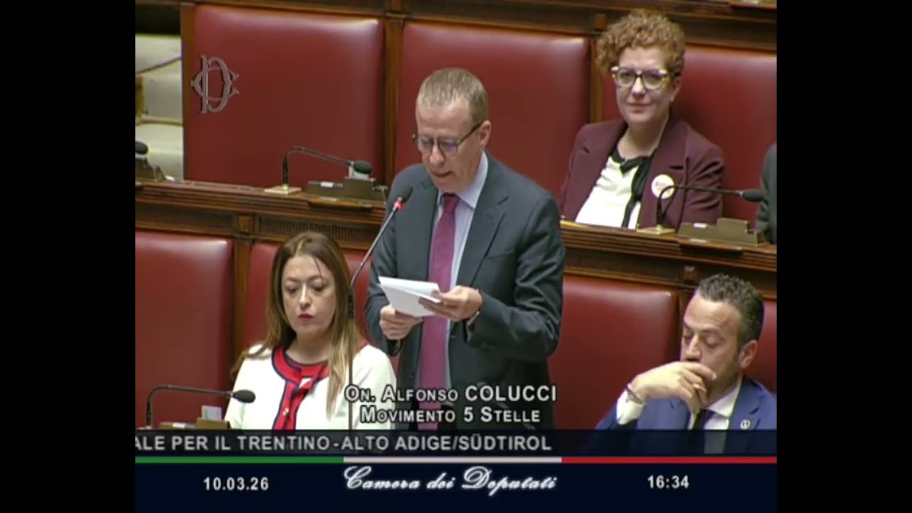 Alfonso Colucci   M5S Camera   Dichiarazione di voto in Aula 10/03/2026