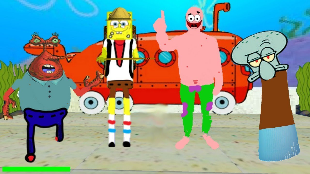 SpongeBob kelp forest Field Trip - Baldi basics field trip Mod