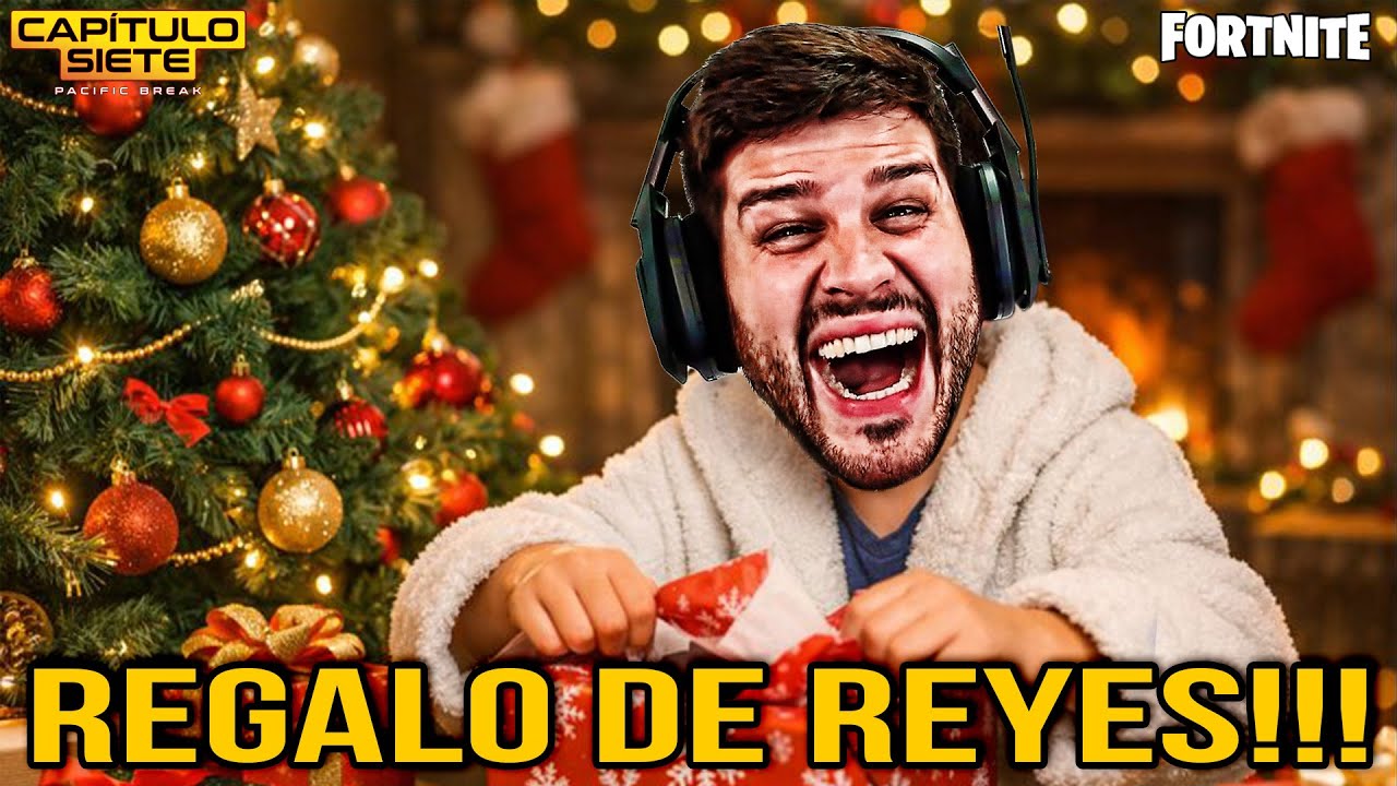 Recibo mis REGALOS de REYES en FORTNITE!!! 🎁🎁