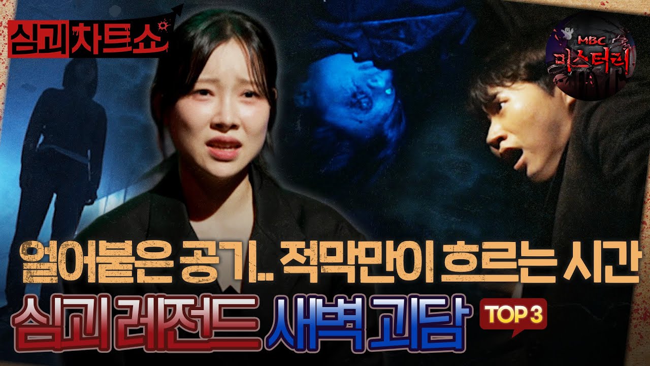 [심괴차트쇼] 얼어붙은 공기.. 적막만이 흐르는 시간 심괴 레전드 새벽 괴담 TOP3 #심야괴담회 #심괴 #midnight #horrorstory MBC250817방송