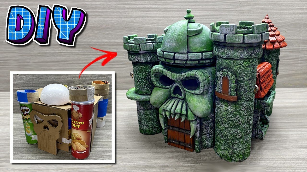 Como Fazer o Castelo Grayskull - He-Man.