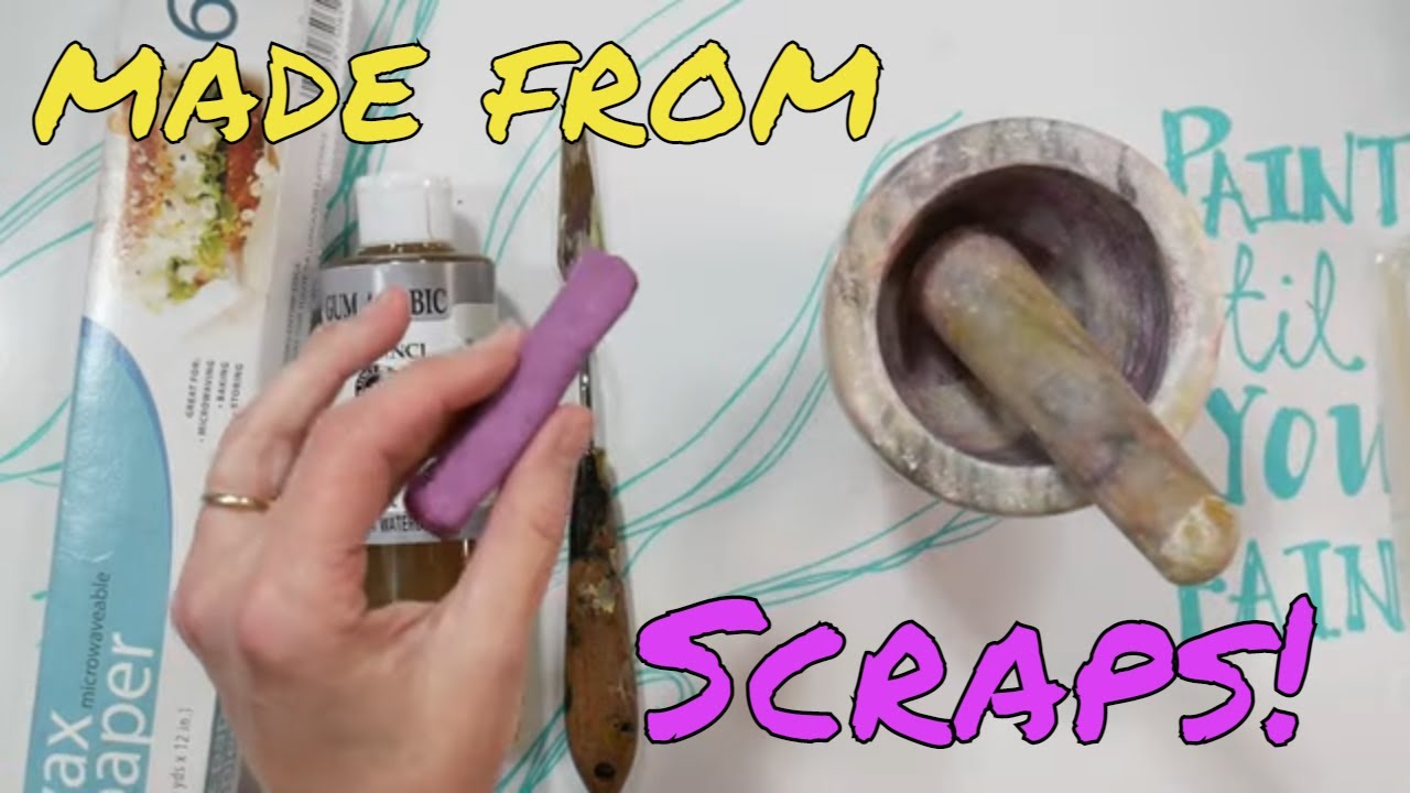 Make NEW Pastels from OLD scraps! Frugal Friday