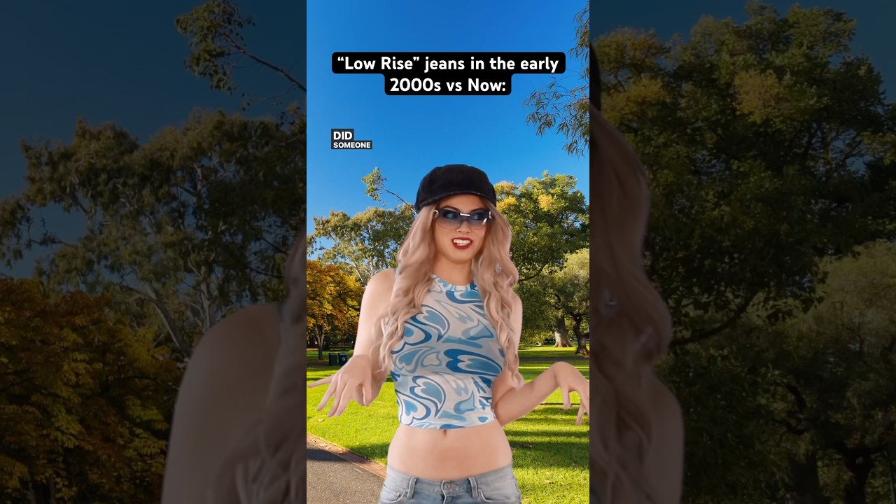 Then & Now: &ldquo;Low Rise&rdquo; Jeans in the #early2000s vs. today! #nostalgia #millennials #genz