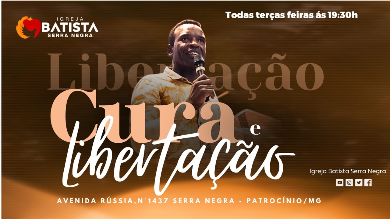 CULTO DA CURA E DA LIBERTAÇÃO  /IGREJA BATISTA  SN  / AO VIVO - JUNTE SE A NÓS!