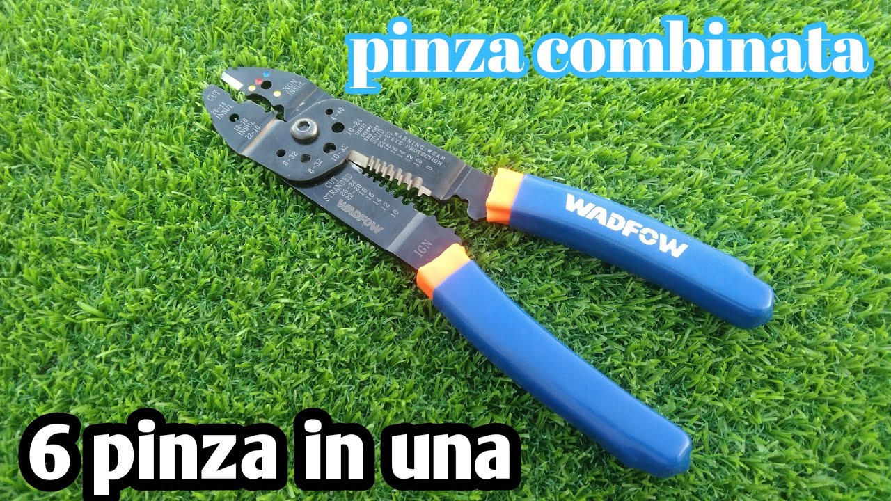 Pinza combinata pinza crimpare, taglio e spellatura
