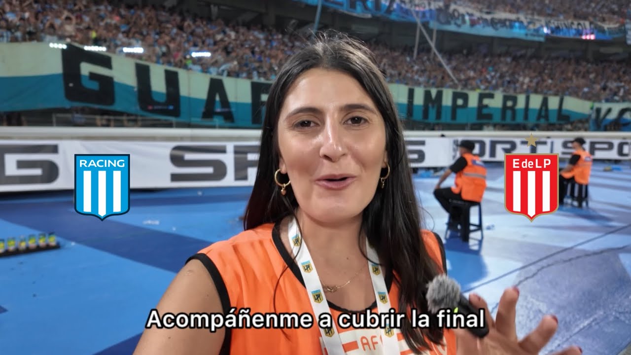 Viaje a ver la final entre RACING Y EDLP desde el campo de juego 