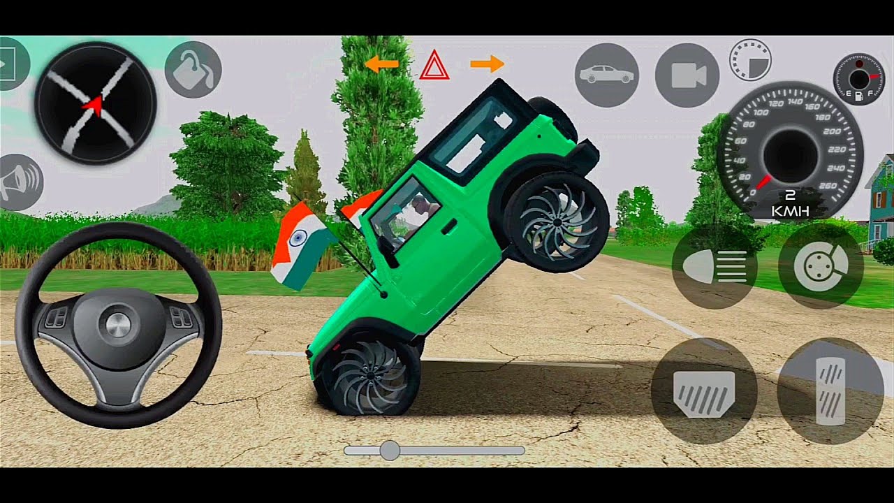 Modified Mahindra Thar😈Games:Indian Green Thar (Gadi Wala Games) Car Game Android Game - #2025