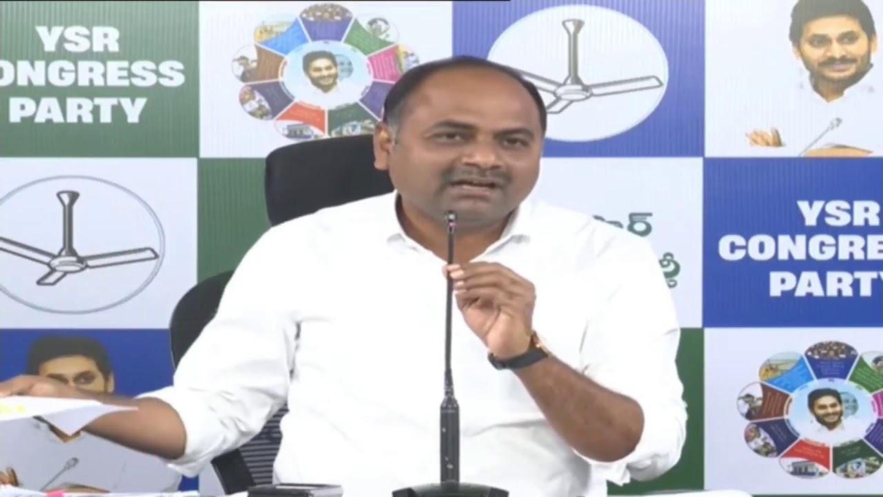 LIVE: MLA & Party State Official Spokesperson Sri Tatiparthi Chandra Sekhar Press Meet