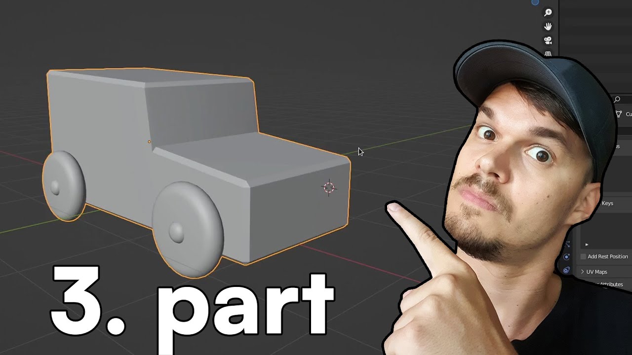 3. Simple Toy Car Modeling (Blender Beginner Tutorial)