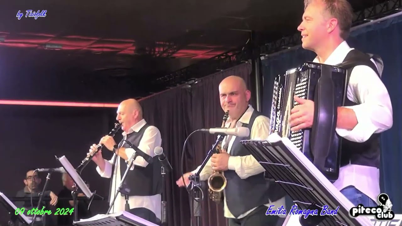 BIANCHINA polka di Borghesi eseguita dall'orchestra EMILIA ROMAGNA BAND al PITECO