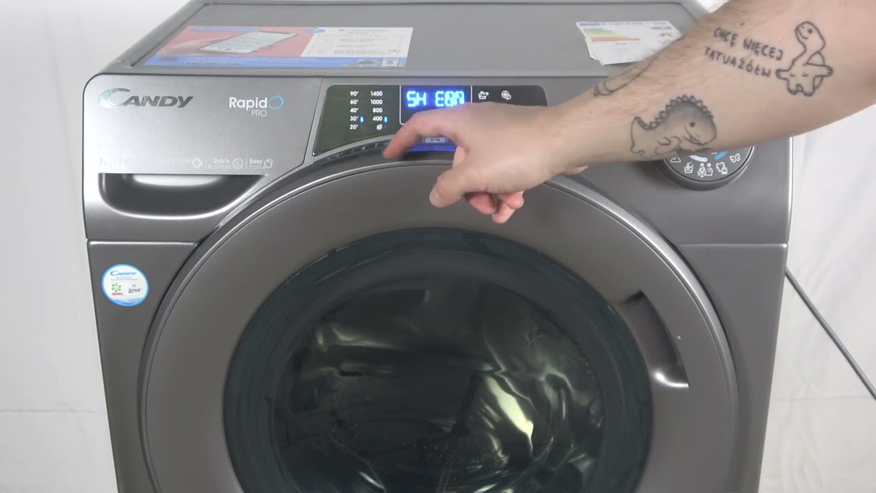 Как выполнить первичную настройку стиральной машины Candy Rapid Pro 4