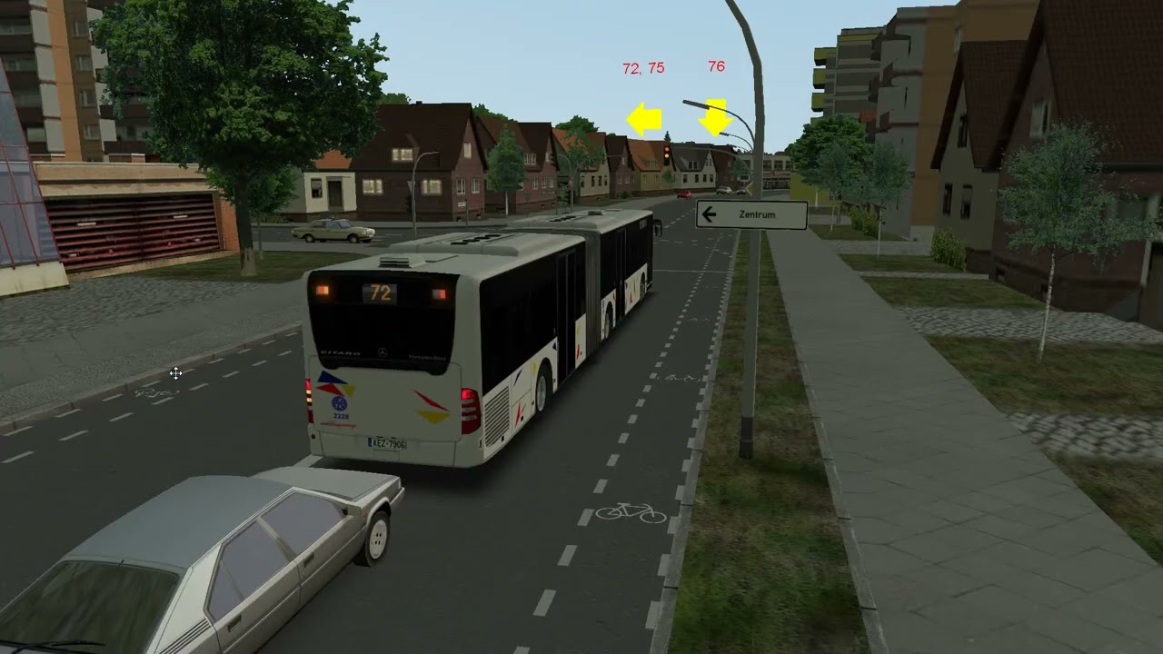 OMSI2 GR 🚌 Mercedes Benz Citaro Facelift GÜ 🎨 OASTH Leasing 2228  🗺 Region Grundorf V3.0 Line 72