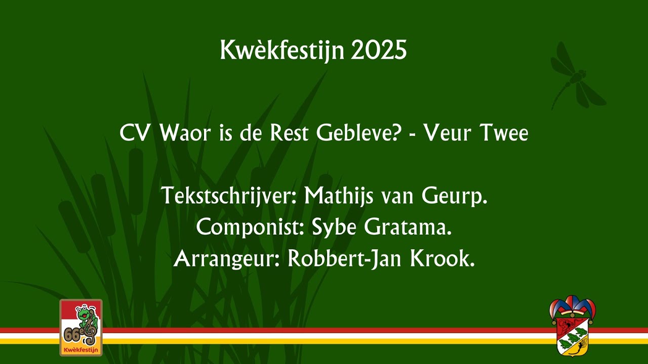 20. CV Waor is de Rest Gebleve? - Veur Twee - 2025 - 2e Plek Presentatieprijs