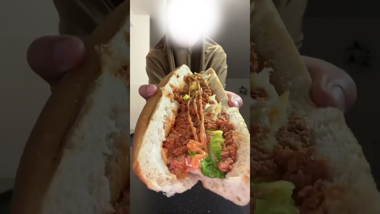 SANDWICH POUR MON MARI AFFAM&Eacute; ⁉️🙄#cuisine #food #buzz #recette #trend #react #shorts #ixbuzz