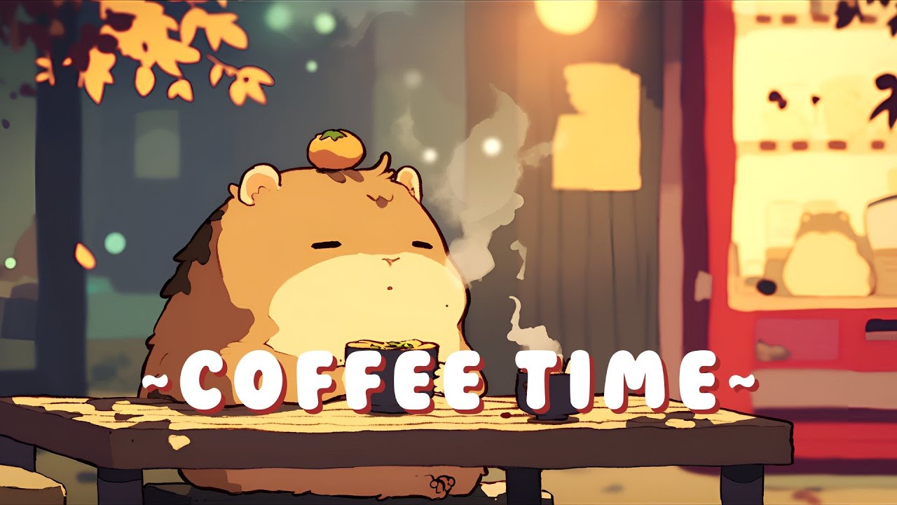 Capybara Chill Station - Study & Chill Music Mix ~ Peaceful Moments ~ 🎵 💫 | Sleep Aid