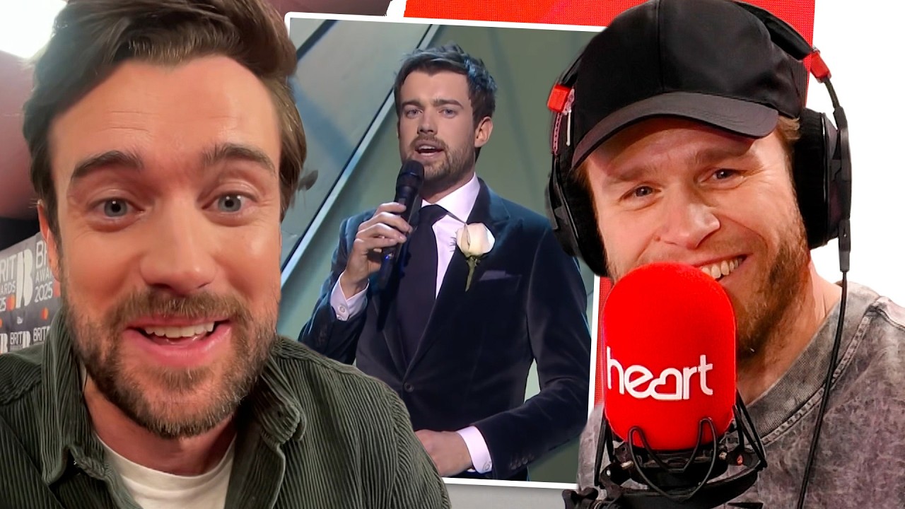 Jack Whitehall ALWAYS makes an Olly Murs joke at the BRIT Awards