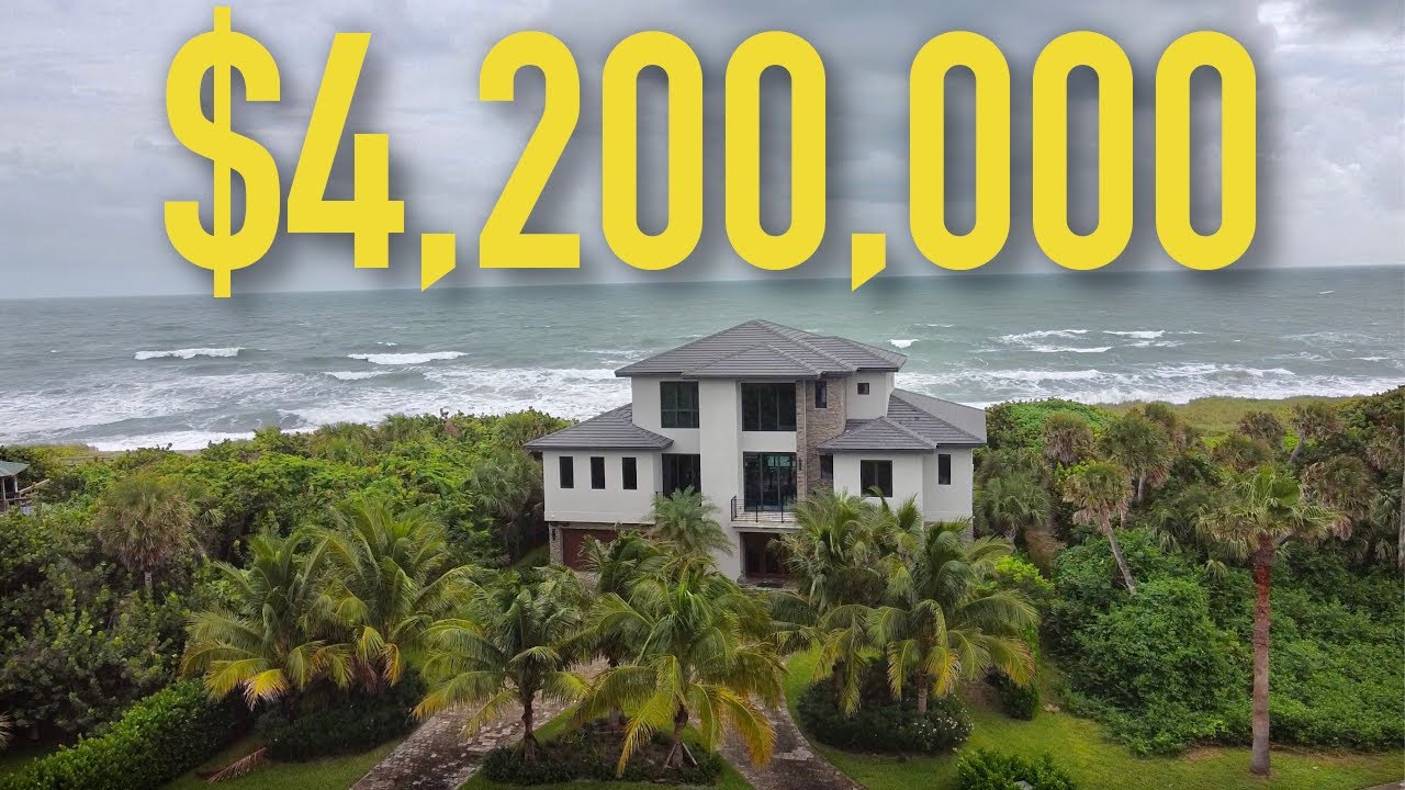 INSIDE A $4,200,000 MODERN OCEANFRONT HOME IN JENSEN BEACH, FL / FOR SALE / HOME TOURS / EP: 37