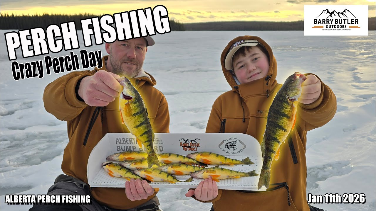 CRAZIEST PERCH FISHING ! Bryce put a BEATING on them and ME …. !!!