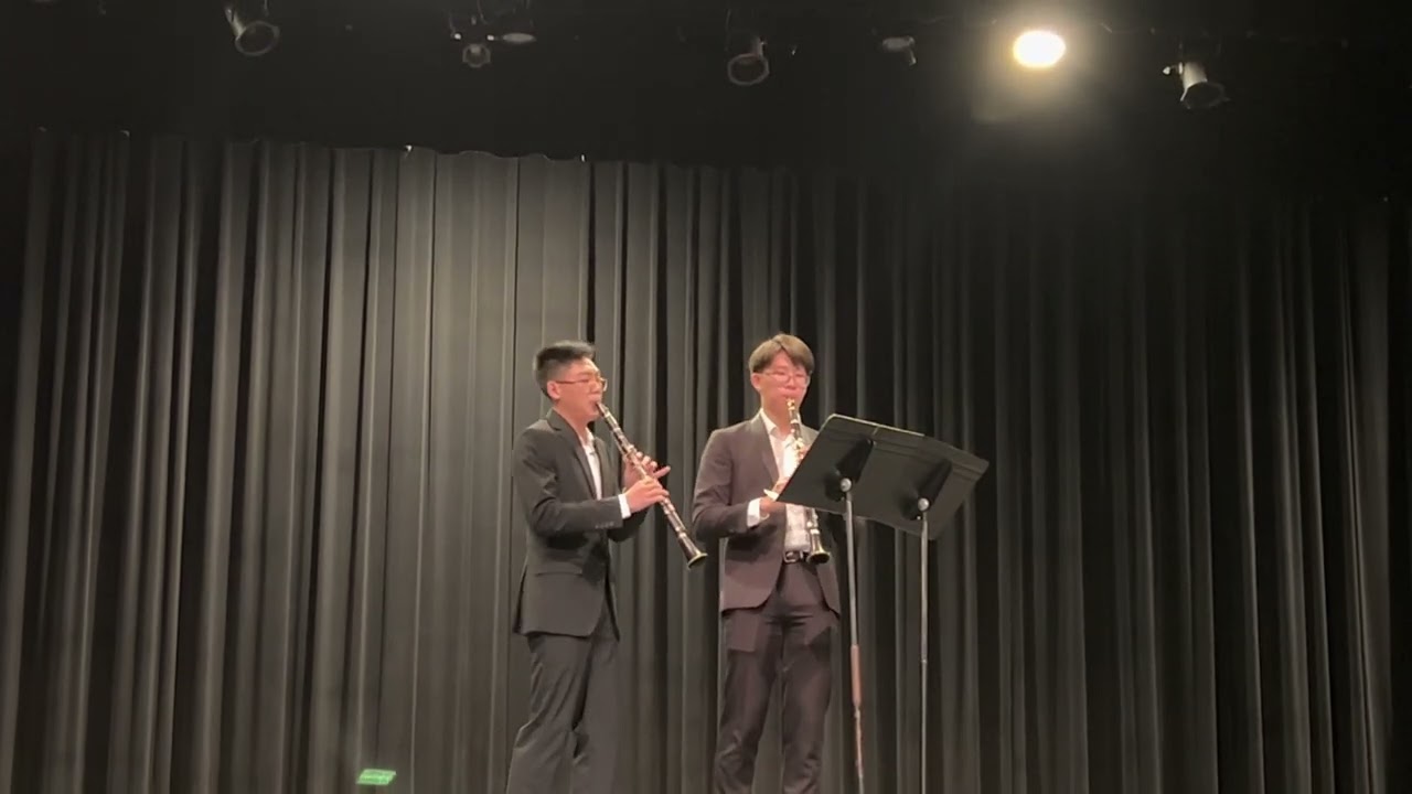 Tianqi Zhang and Oliver Xu - Sonata for Two Clarinets by Francis Poulenc (Part 2)