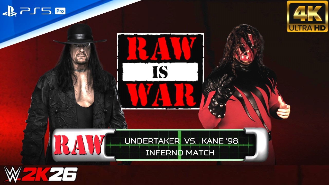 WWE 2K26 - Кейн против Андертейкера | Матч 